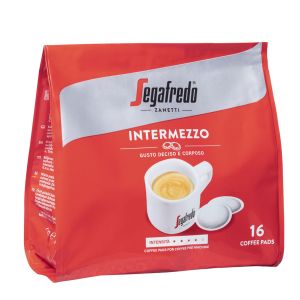 Eine Packung Interemezzo Softpads für Kaffeepadmaschinen, 16 Stück
