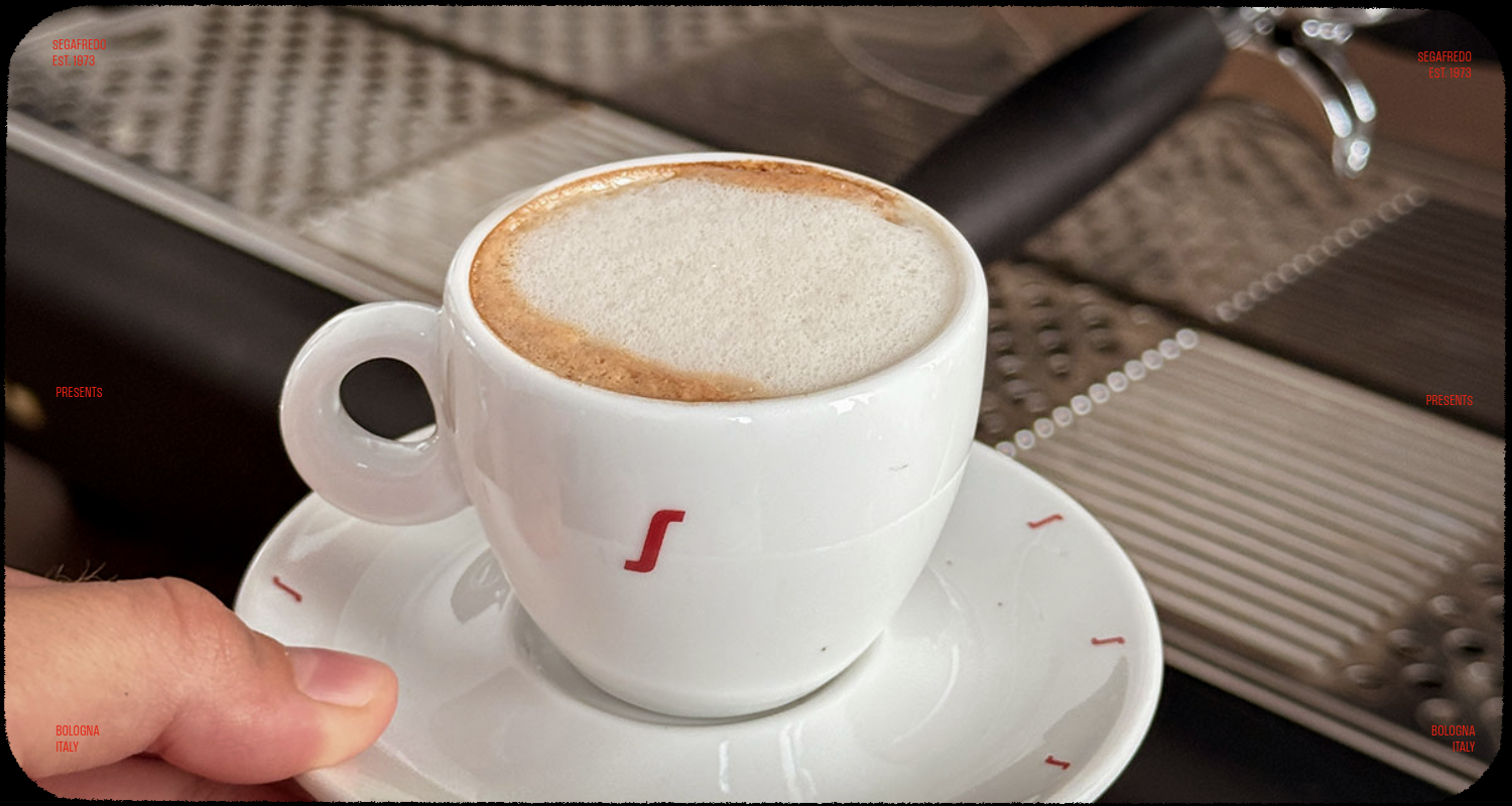 Eine Tasse Espresso Macchiato