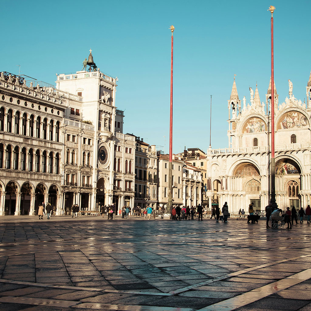 Der Markusplatz von Venedig